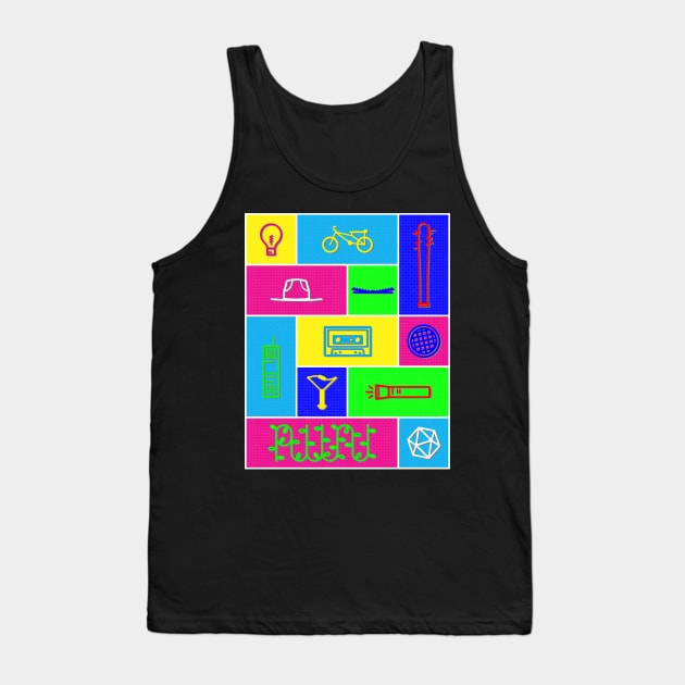 Stranger Things Items Tank Top by Pyier